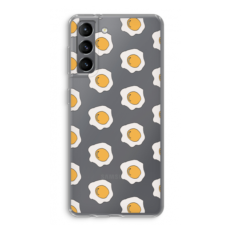 Bacon to my eggs #1: Samsung Galaxy S21 Transparant Hoesje