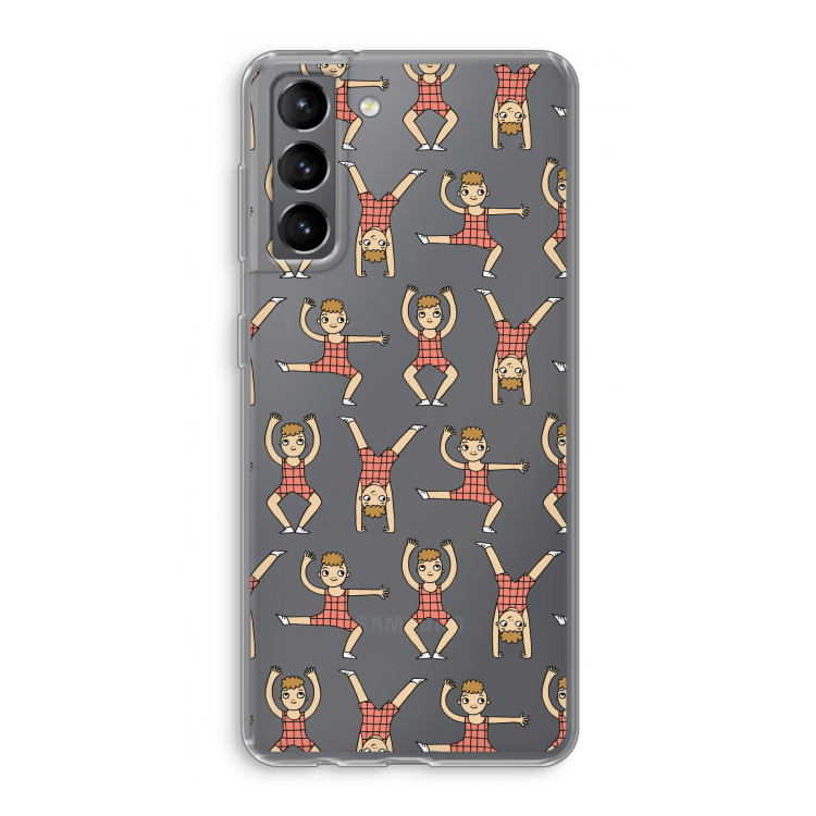 Gymboys: Samsung Galaxy S21 Transparant Hoesje