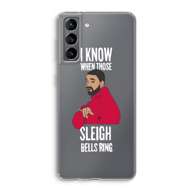 Sleigh Bells Ring: Samsung Galaxy S21 Transparant Hoesje