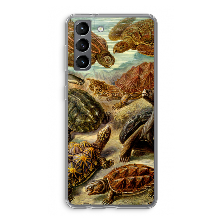 Haeckel Chelonia: Samsung Galaxy S21 Transparant Hoesje