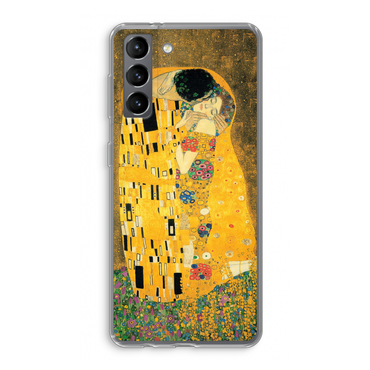 Der Kuss: Samsung Galaxy S21 Transparant Hoesje