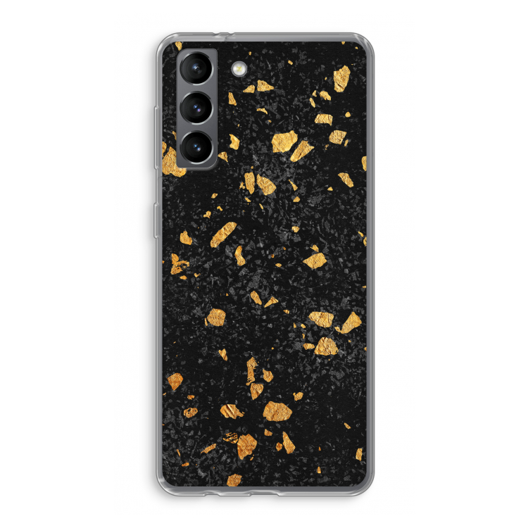 Terrazzo N°7: Samsung Galaxy S21 Transparant Hoesje