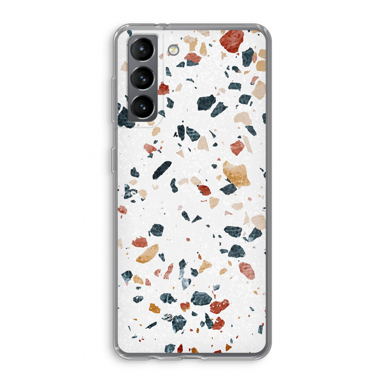 Terrazzo N°4: Samsung Galaxy S21 Transparant Hoesje