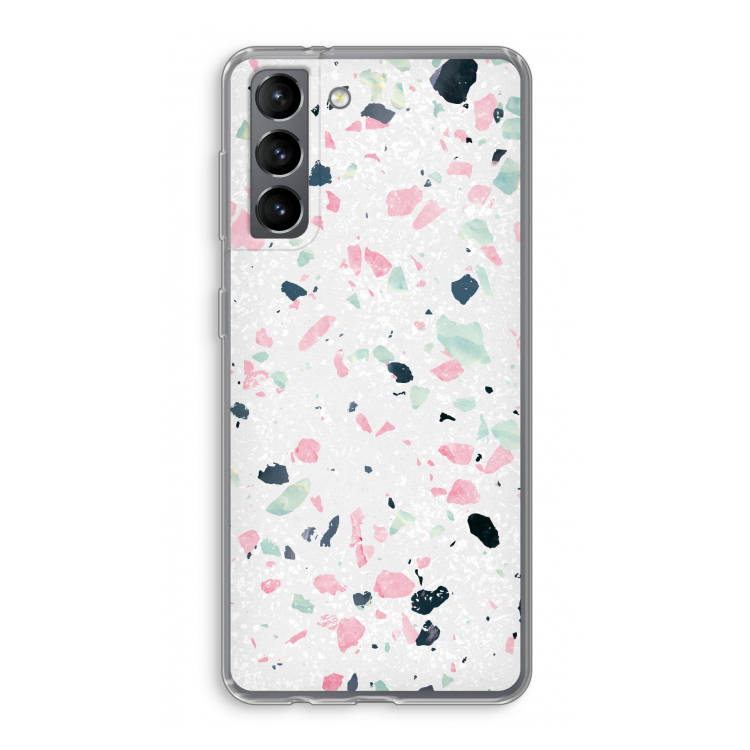 Terrazzo N°3: Samsung Galaxy S21 Transparant Hoesje
