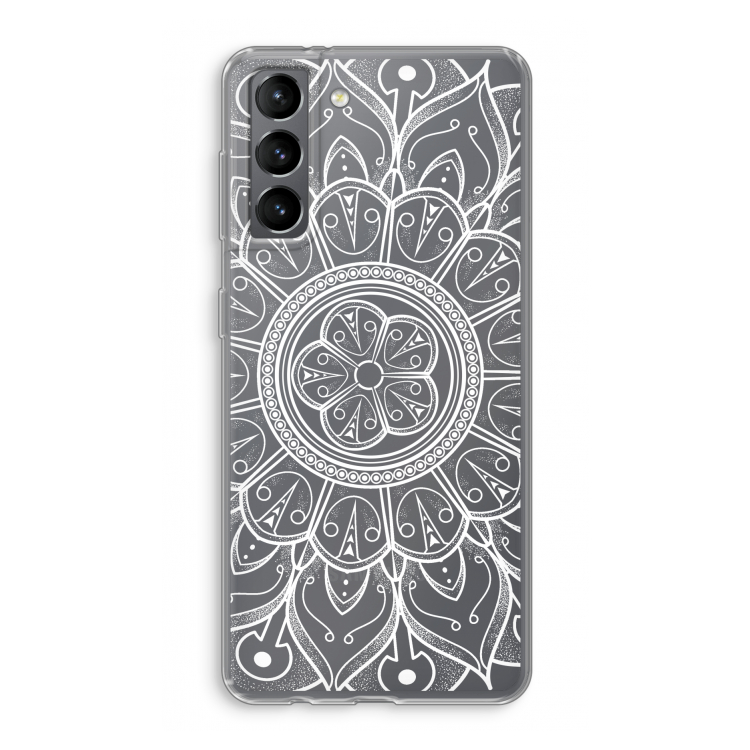 Roses Are Red: Samsung Galaxy S21 Transparant Hoesje