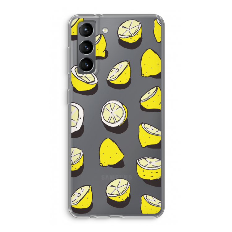 When Life Gives You Lemons...: Samsung Galaxy S21 Transparant Hoesje