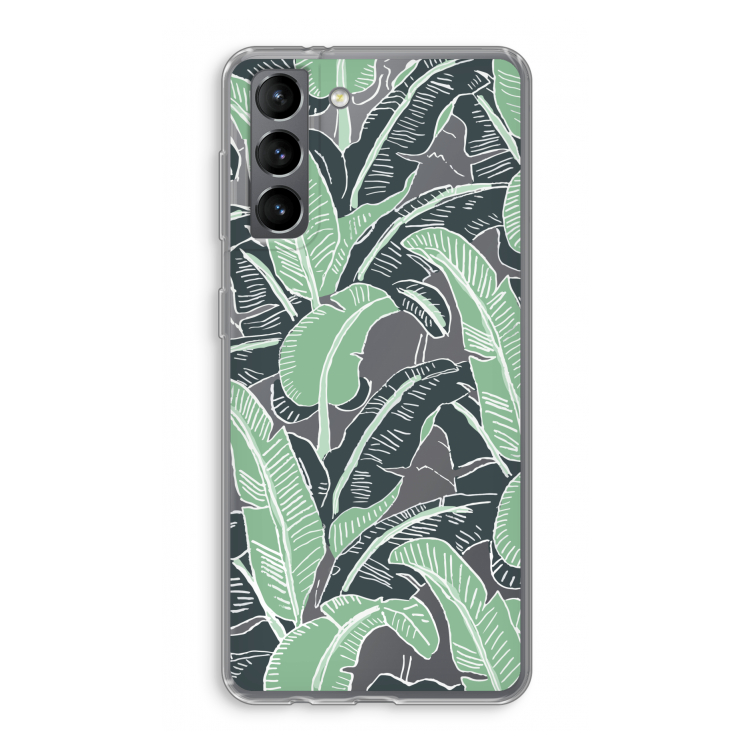 This Sh*t Is Bananas: Samsung Galaxy S21 Transparant Hoesje