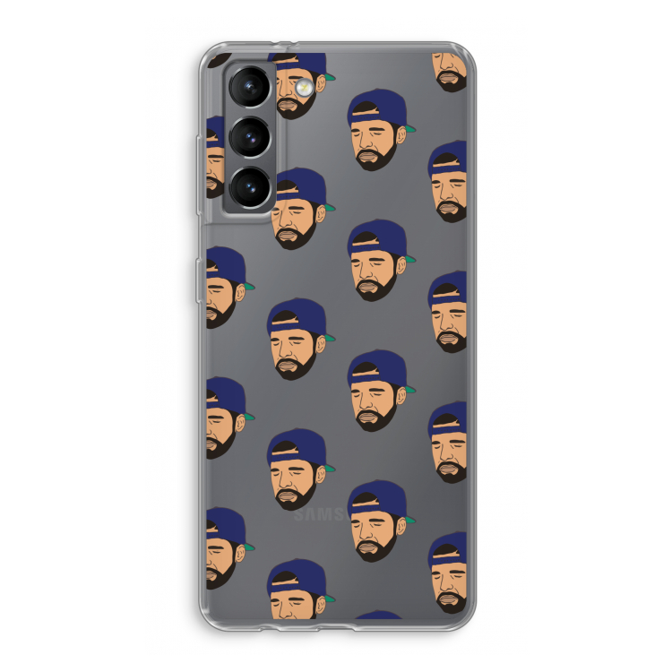 Drake Away: Samsung Galaxy S21 Transparant Hoesje