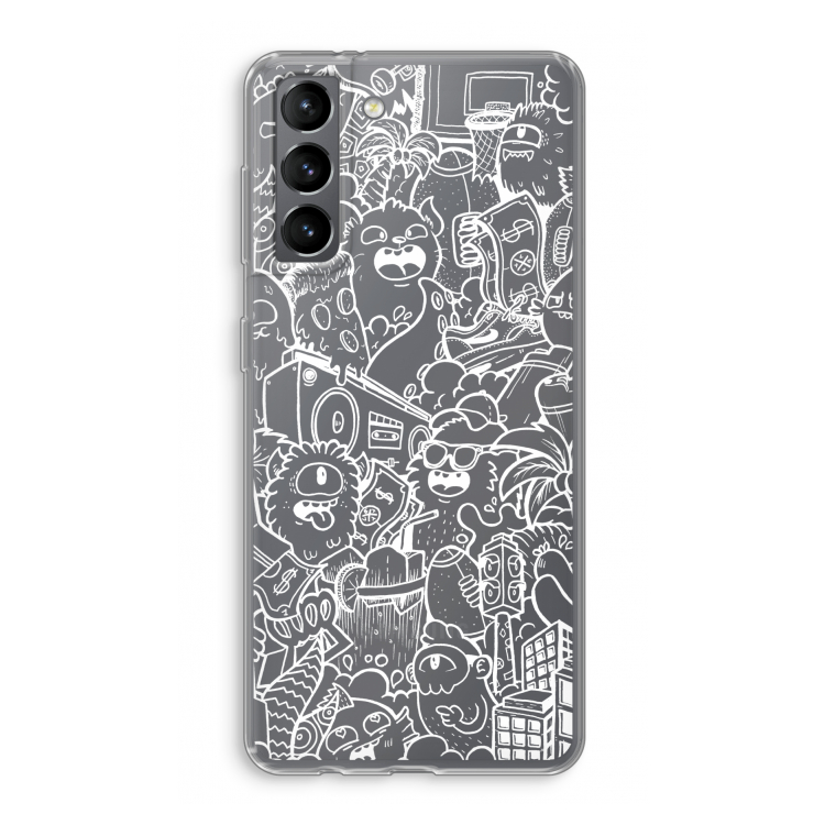 Vexx City #2: Samsung Galaxy S21 Transparant Hoesje