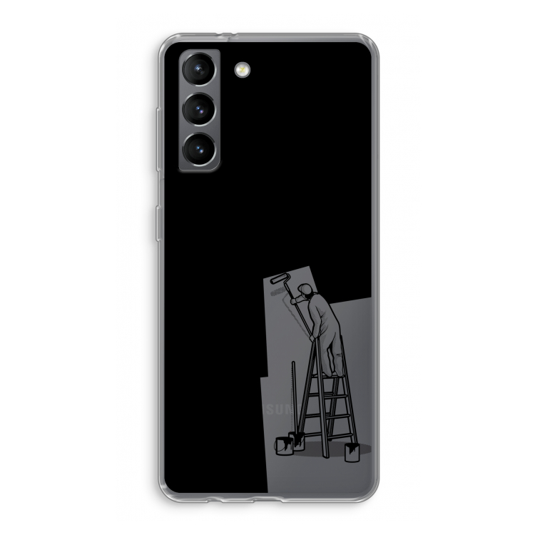 Musketon Painter: Samsung Galaxy S21 Transparant Hoesje