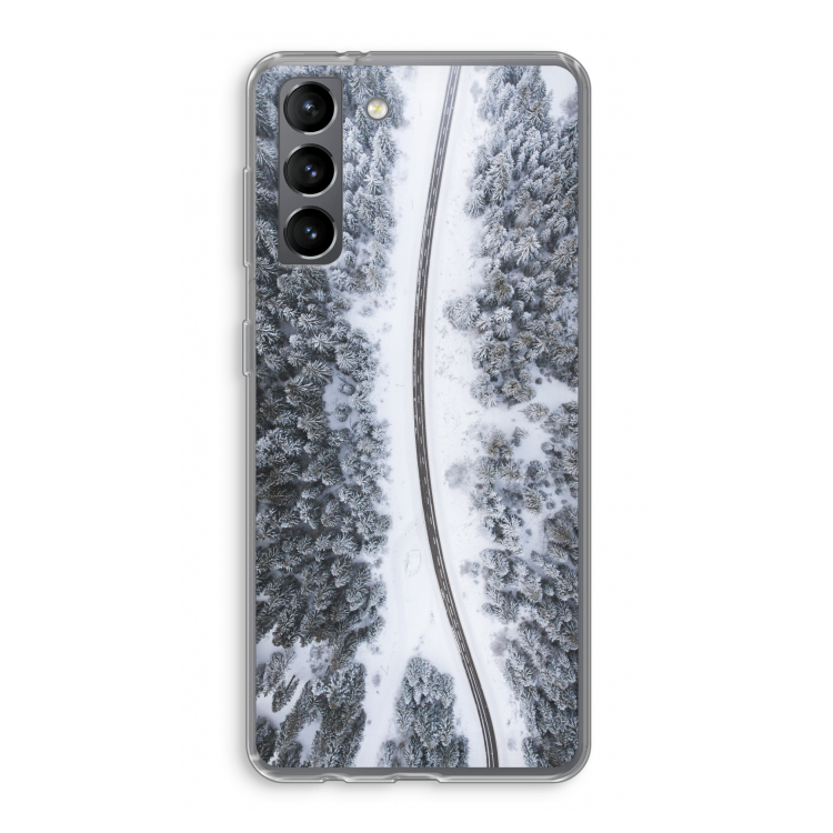 Snøfall: Samsung Galaxy S21 Transparant Hoesje