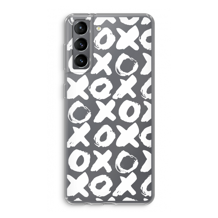 XOXO: Samsung Galaxy S21 Transparant Hoesje