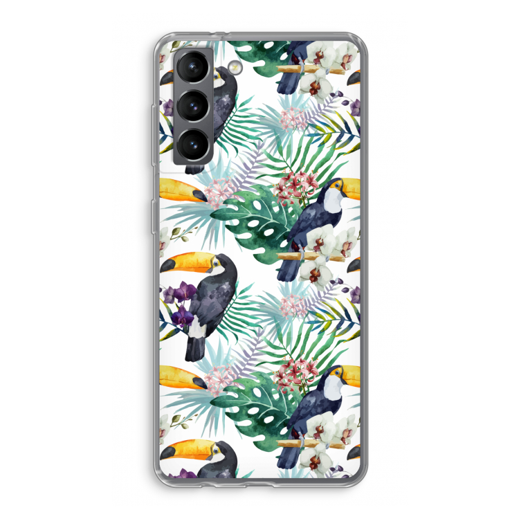 Tukans: Samsung Galaxy S21 Transparant Hoesje