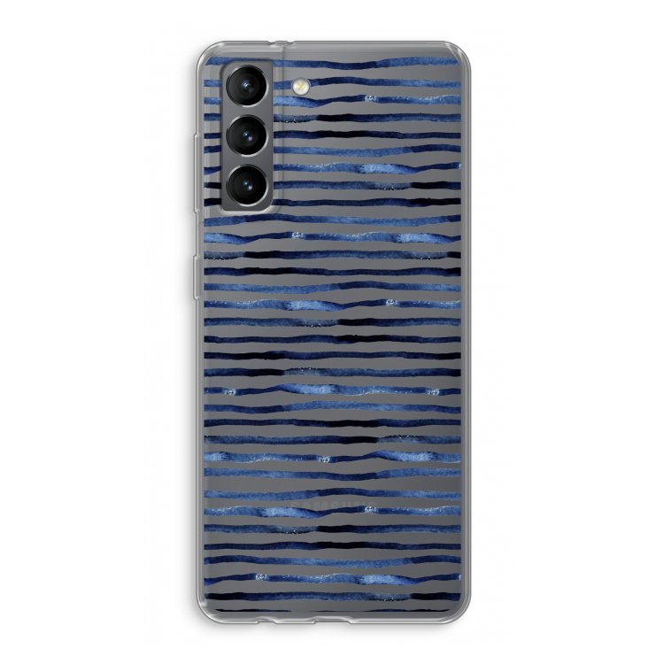 Verrassende lijnen: Samsung Galaxy S21 Transparant Hoesje