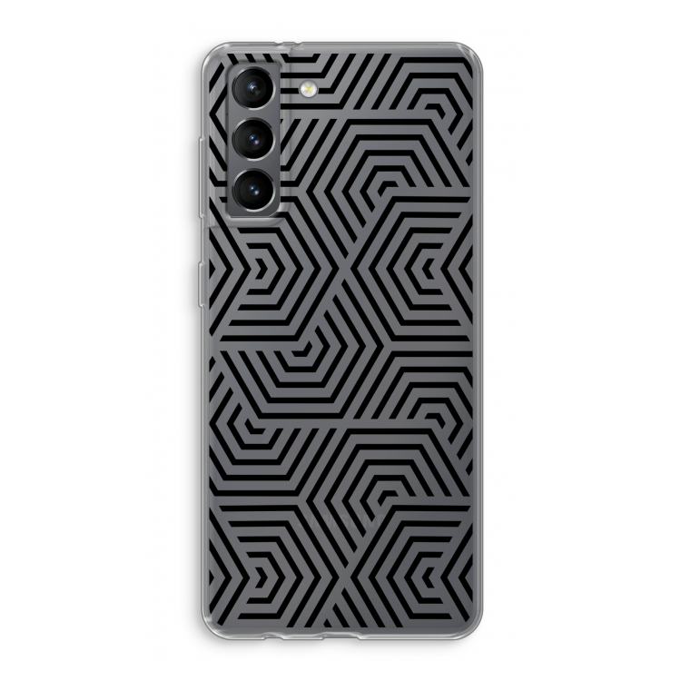 Magic pattern: Samsung Galaxy S21 Transparant Hoesje