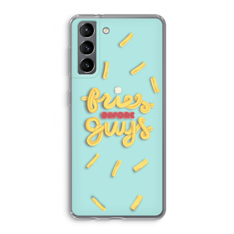 Always fries: Samsung Galaxy S21 Transparant Hoesje