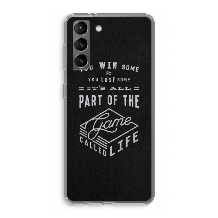 Life: Samsung Galaxy S21 Transparant Hoesje