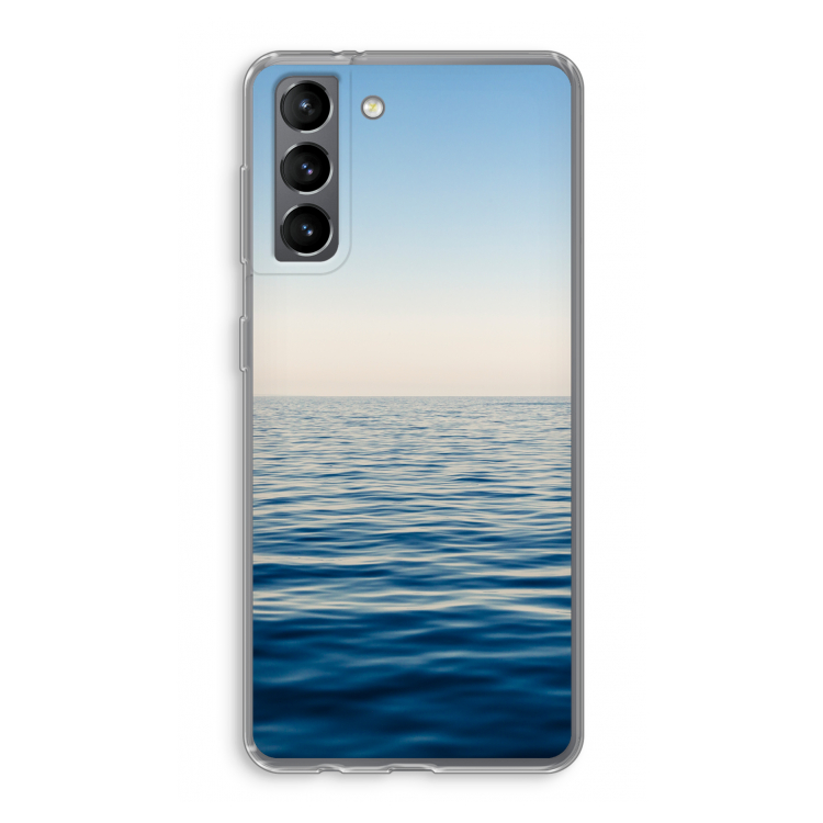 Water horizon: Samsung Galaxy S21 Transparant Hoesje