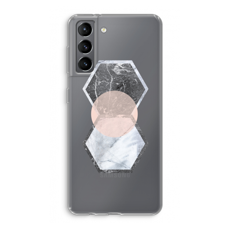 Creatieve toets: Samsung Galaxy S21 Transparant Hoesje