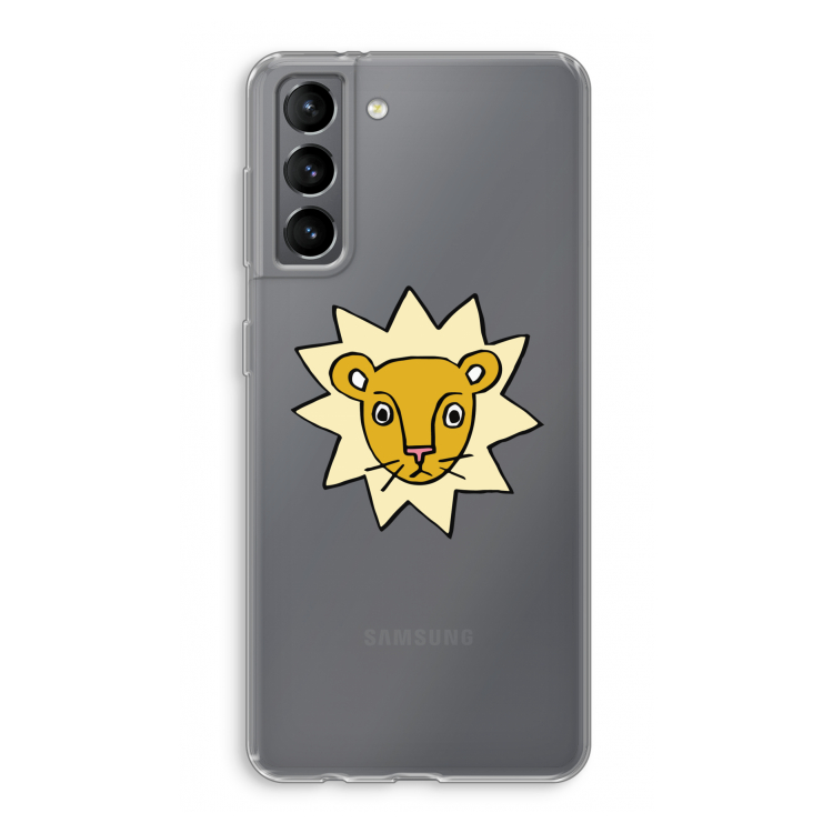 Kleine leeuw: Samsung Galaxy S21 Transparant Hoesje