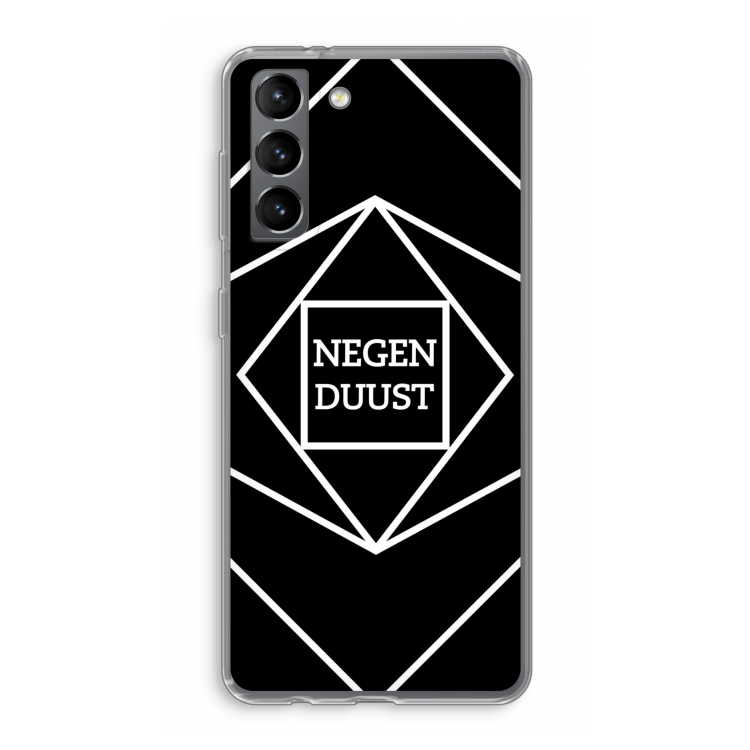Negenduust geometrisch: Samsung Galaxy S21 Transparant Hoesje