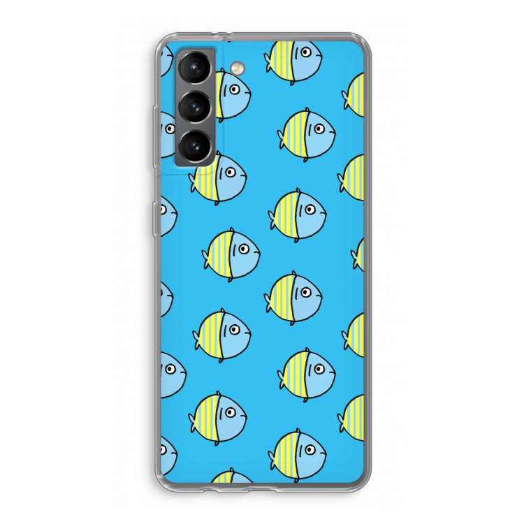 Visjes: Samsung Galaxy S21 Transparant Hoesje