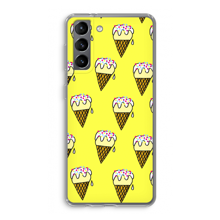 Isjes: Samsung Galaxy S21 Transparant Hoesje