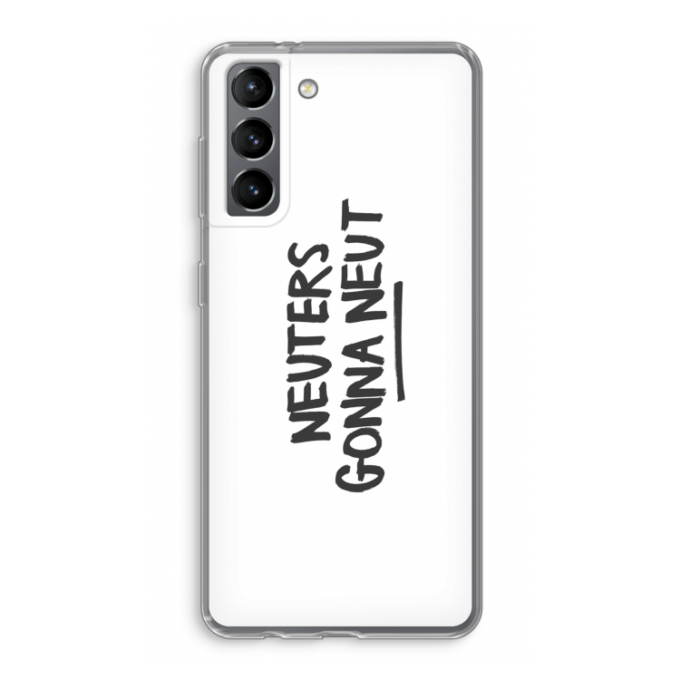 Neuters: Samsung Galaxy S21 Transparant Hoesje