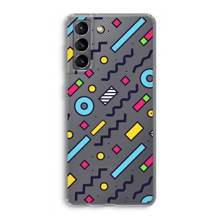 8-bit N°8: Samsung Galaxy S21 Transparant Hoesje