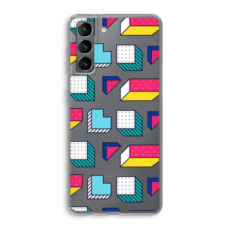 8-bit N°7: Samsung Galaxy S21 Transparant Hoesje