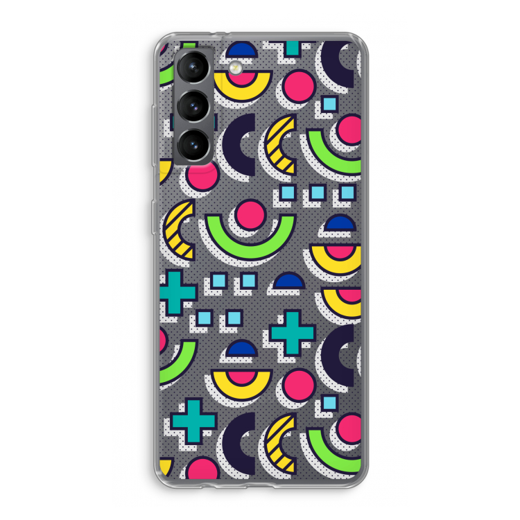 8-bit N°6: Samsung Galaxy S21 Transparant Hoesje