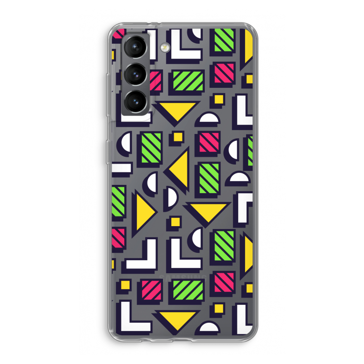 8-bit N°4: Samsung Galaxy S21 Transparant Hoesje