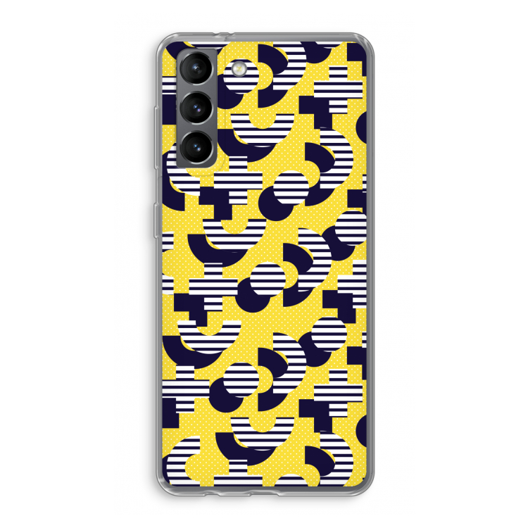 8-bit N°3: Samsung Galaxy S21 Transparant Hoesje