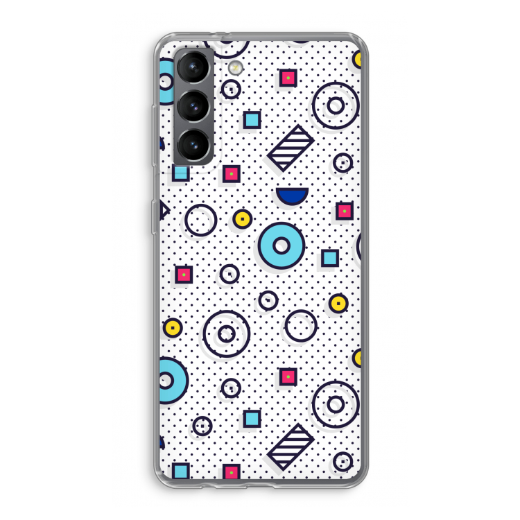 8-bit N°9: Samsung Galaxy S21 Transparant Hoesje