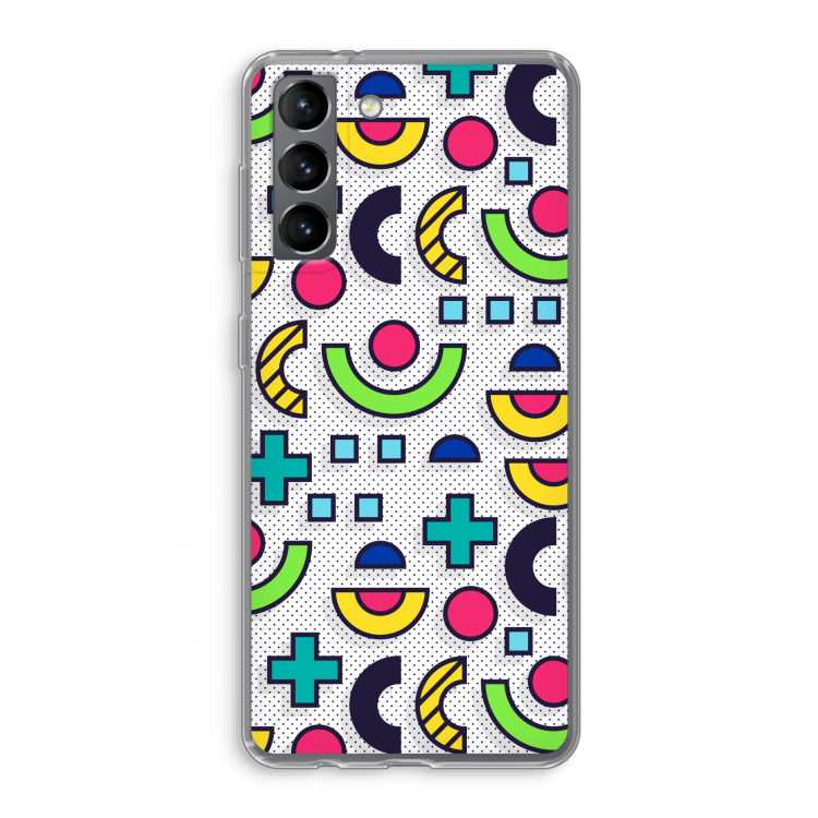 8-bit N°6: Samsung Galaxy S21 Transparant Hoesje