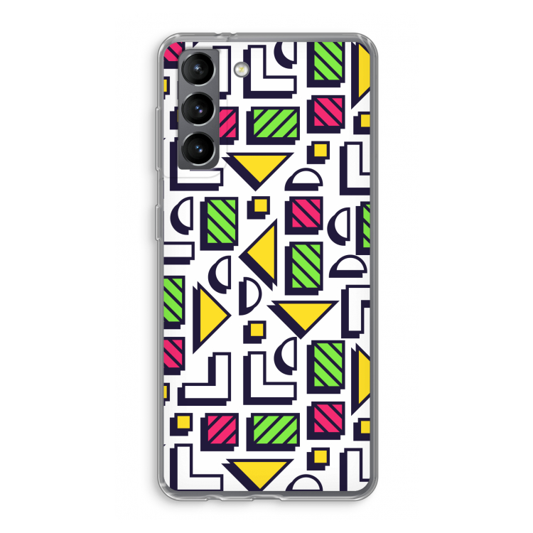8-bit N°4: Samsung Galaxy S21 Transparant Hoesje