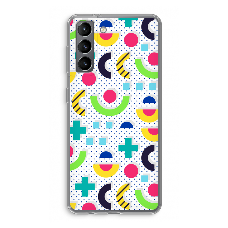8-bit N°1: Samsung Galaxy S21 Transparant Hoesje