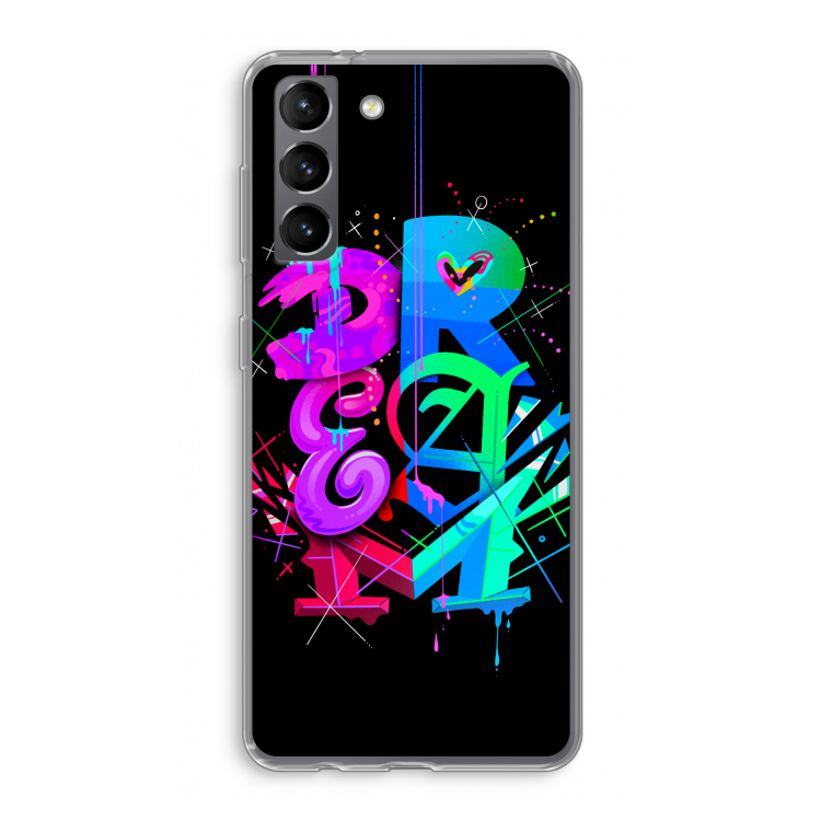Dream: Samsung Galaxy S21 Transparant Hoesje