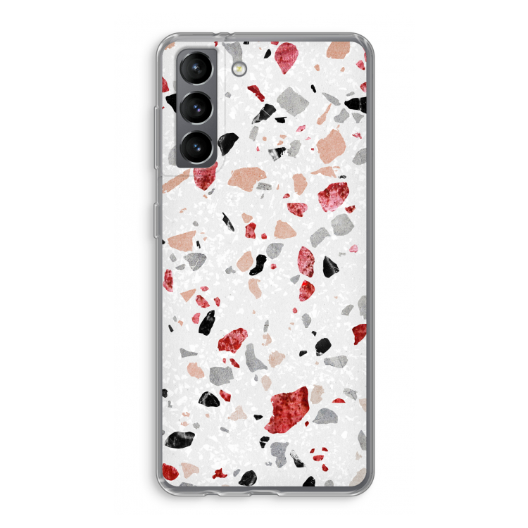 Terrazzo N°12: Samsung Galaxy S21 Transparant Hoesje