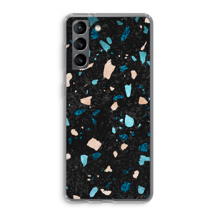 Terrazzo N°11: Samsung Galaxy S21 Transparant Hoesje