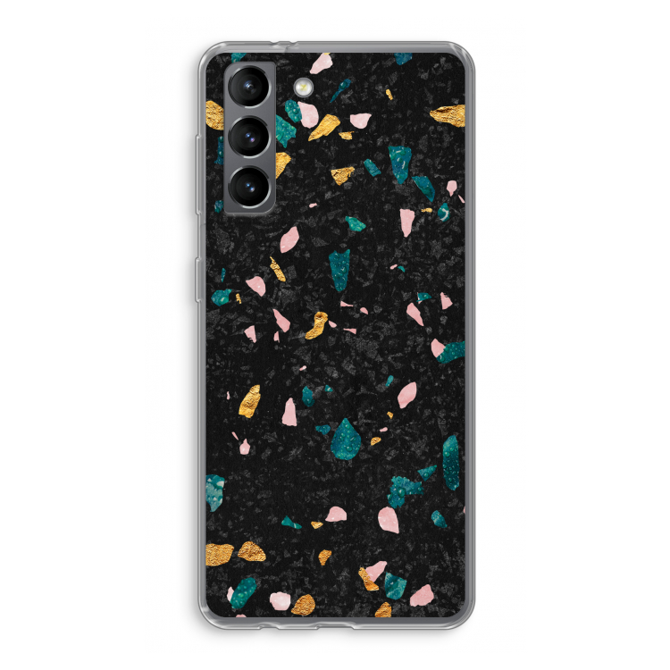 Terrazzo N°10: Samsung Galaxy S21 Transparant Hoesje