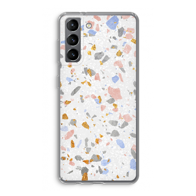 Terrazzo N°8: Samsung Galaxy S21 Transparant Hoesje
