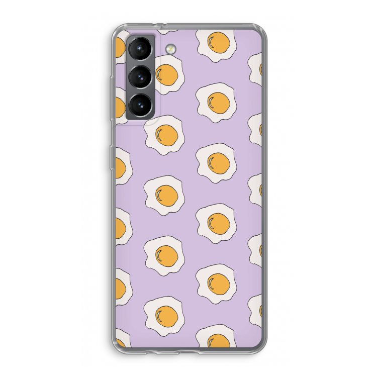 Bacon to my eggs #1: Samsung Galaxy S21 Transparant Hoesje