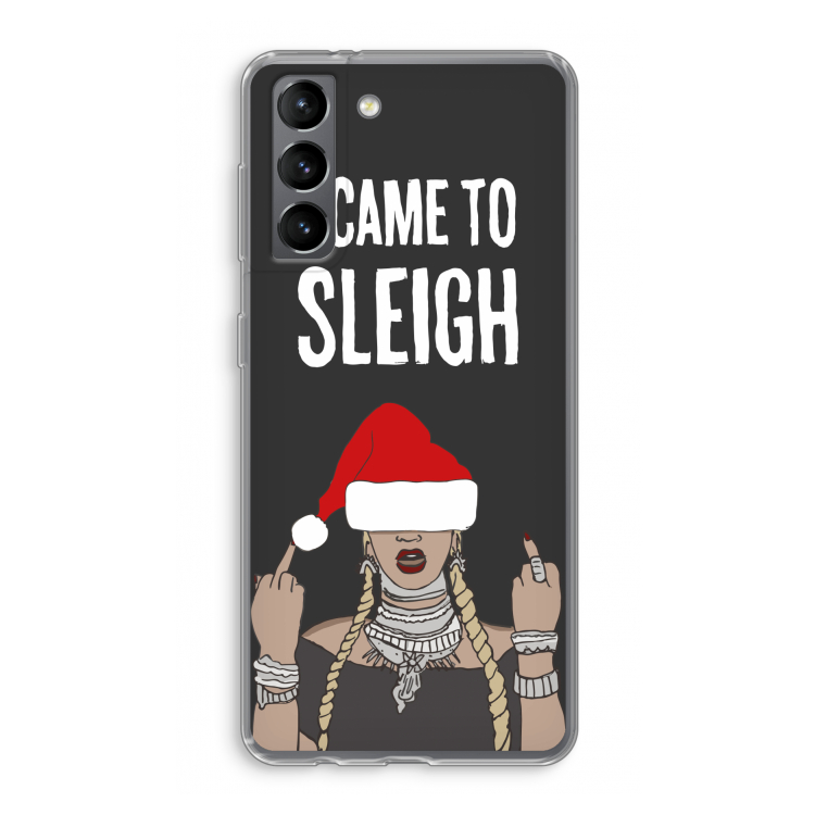 Came To Sleigh: Samsung Galaxy S21 Transparant Hoesje