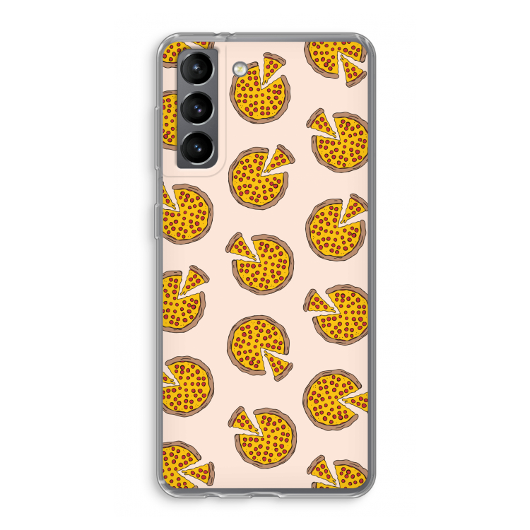 You Had Me At Pizza: Samsung Galaxy S21 Transparant Hoesje