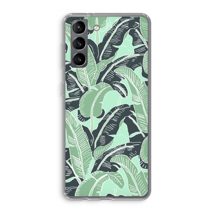 This Sh*t Is Bananas: Samsung Galaxy S21 Transparant Hoesje