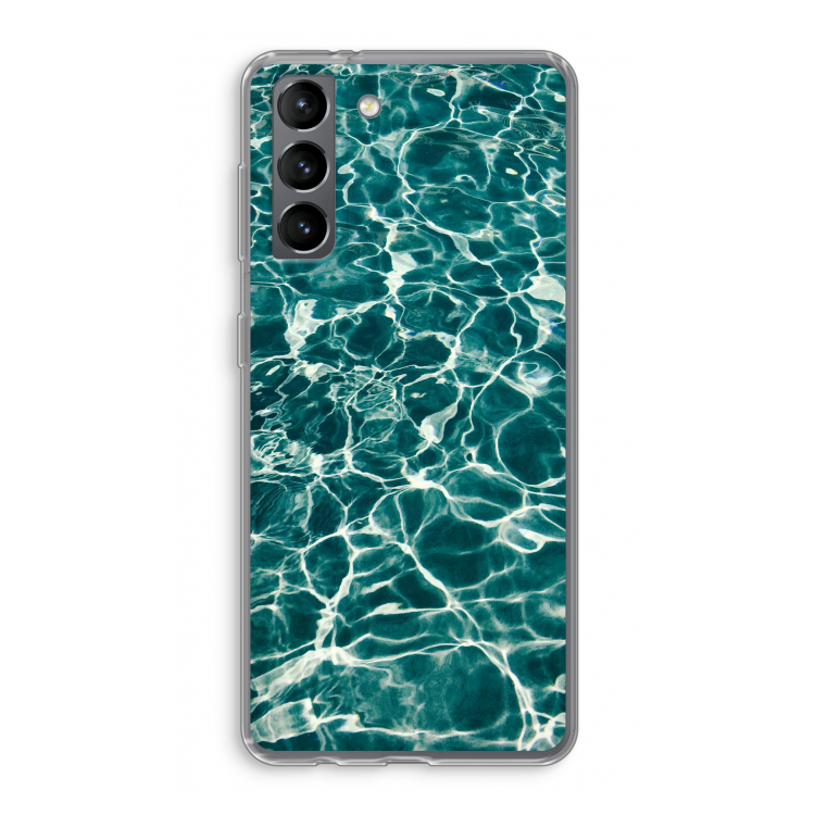 Weerkaatsing water: Samsung Galaxy S21 Transparant Hoesje