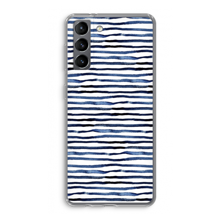 Verrassende lijnen: Samsung Galaxy S21 Transparant Hoesje