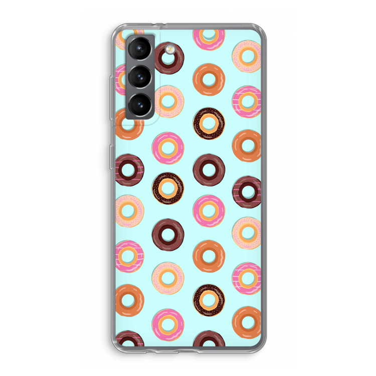 Donuts: Samsung Galaxy S21 Transparant Hoesje
