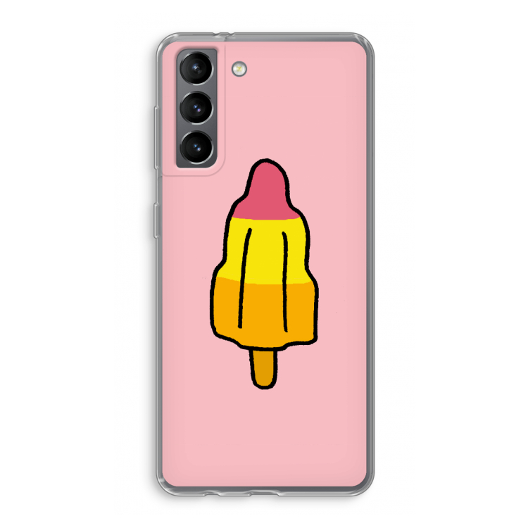 Raketijsje: Samsung Galaxy S21 Transparant Hoesje
